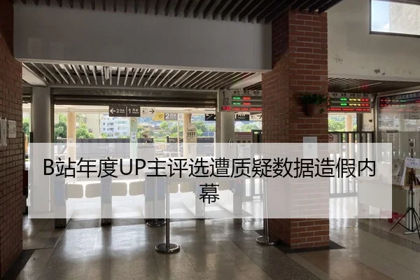 B站年度UP主评选遭质疑数据造假内幕